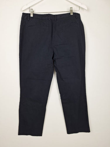 Second-Hand - Sportscraft Navy Japanese Fabric Pants Size 12 - SwapUp