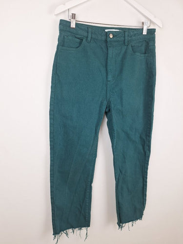 Second-Hand - Witchery Raw Edge Jade Weekender Jeans Size 12 - SwapUp
