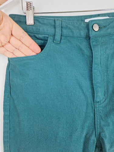 Second-Hand - Witchery Raw Edge Jade Weekender Jeans Size 12 - SwapUp
