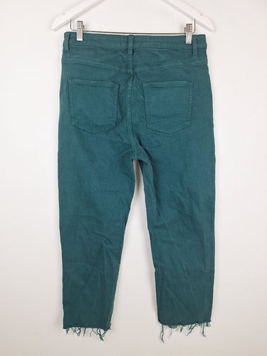 Second-Hand - Witchery Raw Edge Jade Weekender Jeans Size 12 - SwapUp