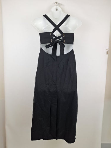 Second-Hand - Kivari Azarea Tie Back Midi Dress Size 12 - SwapUp