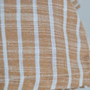 Second-Hand - Tree of Life Latte Striped Shift Mini Dress Size M - SwapUp