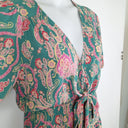Second-Hand - Kivari Flirty Paisley Tiered Mini Dress Size 16 - SwapUp