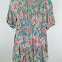 Second-Hand - Kivari Flirty Paisley Tiered Mini Dress Size 16 - SwapUp