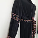 Second-Hand - Monsoon Contrast Embroidery Wavy Lace Dress Size 24 - SwapUp