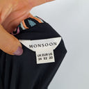 Second-Hand - Monsoon Contrast Embroidery Wavy Lace Dress Size 24 - SwapUp