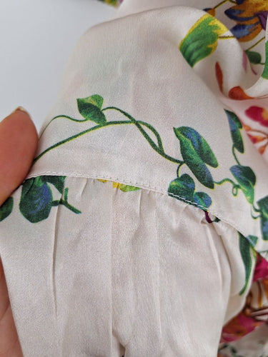 Second-Hand - LOLA Pure Silk Botanical Dress Size M - SwapUp