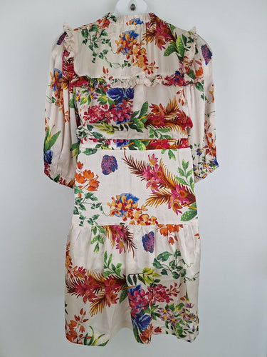 Second-Hand - LOLA Pure Silk Botanical Dress Size M - SwapUp