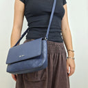Second-Hand - Nine West Navy Soft Feminine Crossbody Bag - SwapUp