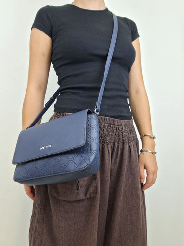 Second-Hand - Nine West Navy Soft Feminine Crossbody Bag - SwapUp