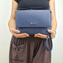 Second-Hand - Nine West Navy Soft Feminine Crossbody Bag - SwapUp