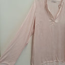 Second-Hand - Ridley Strawberry Milk Satin V Cut Blouse Size XL - SwapUp