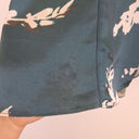 Second-Hand - Aje Emerald Satin Rose Draped Blouse Size 8 - SwapUp