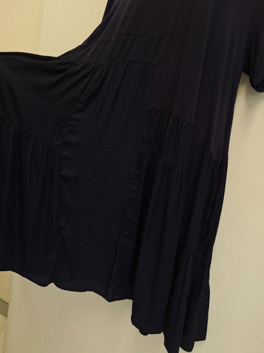 Second-Hand - Taking Shape Everyday Navy T-Shirt Dress Size 18 - SwapUp