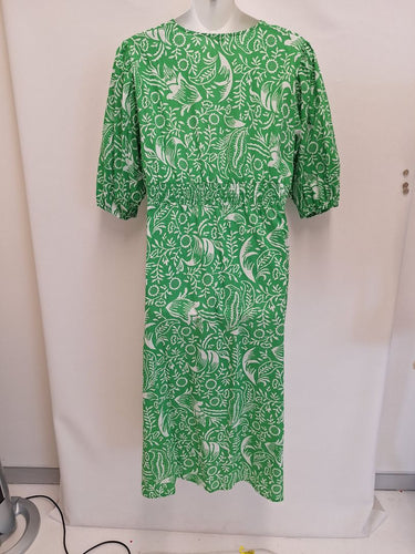Second-Hand - Adrift Botanical Block Print Maxi Dress Size XXXL - SwapUp