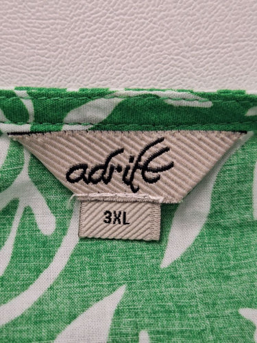 Second-Hand - Adrift Botanical Block Print Maxi Dress Size XXXL - SwapUp