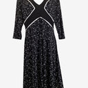 Second-Hand - Leona Edmiston Criss Cross Constellation Midi Dress Size 12 - SwapUp