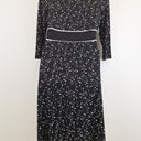 Second-Hand - Leona Edmiston Criss Cross Constellation Midi Dress Size 12 - SwapUp