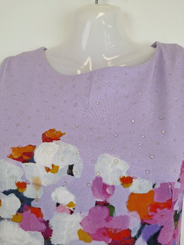 Second-Hand - Dolcezza Raindrop Painted Garden Summer Dress Size S - SwapUp