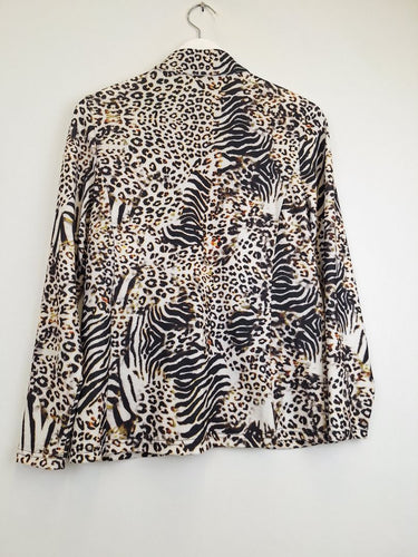 Second-Hand - Birdee Sport Leopard Zip Up Jacket Size S - SwapUp