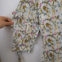 Second-Hand - Julie Fagerholt Gold Detail Frill Blouse Size S - SwapUp