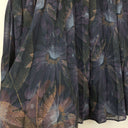 Second-Hand - Vince Pleated Dark Floral Blouse Size S - SwapUp