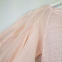 Second-Hand - Zimmermann Puff Sleeve Salmon Linen Blouse Size XS - SwapUp