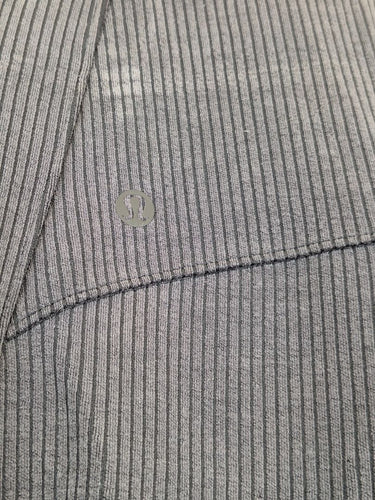 Second-Hand - Lululemon Charcoal Ribbed Mini Shorts Size S - SwapUp