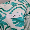 Second-Hand - JAG Teal Palm Frond Mini Dress Size 8 - SwapUp