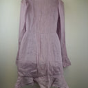 Second-Hand - Joslin Lavender Bud Linen Mini Dress Size 10 - SwapUp