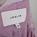 Second-Hand - Joslin Lavender Bud Linen Mini Dress Size 10 - SwapUp