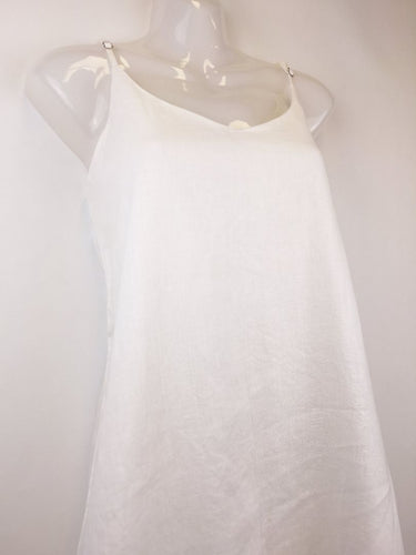 Second-Hand - Assembly Label Crisp Linen A Line Midi Dress Size 8 - SwapUp
