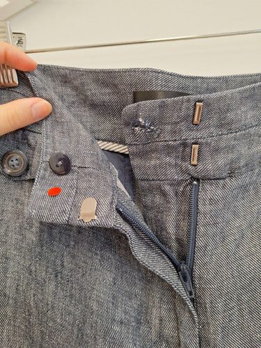 Second-Hand - David Lawrence Front Pocket Linen Pants Size 16 - SwapUp