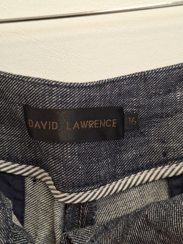 Second-Hand - David Lawrence Front Pocket Linen Pants Size 16 - SwapUp