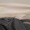 Second-Hand - Sportscraft Navy Stripe Wrap Shirt Dress Size 18 - SwapUp