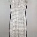 Second-Hand - White House Black Market Staple Tweed Tailored Office Midi Dress Size 12 - SwapUp