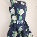 Second-Hand - Chi Chi London Off To the Races Navy Midi Dress Size 6 - SwapUp