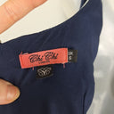 Second-Hand - Chi Chi London Off To the Races Navy Midi Dress Size 6 - SwapUp