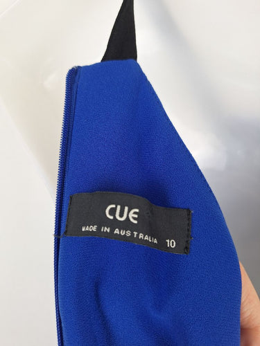 Second-Hand - Cue Folded Crepe A-Line Event Mini Dress Size 10 - SwapUp