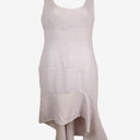 Second-Hand - By Johnny Structured Musk Hi-Low Midi Dress Size 12 - SwapUp