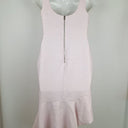 Second-Hand - By Johnny Structured Musk Hi-Low Midi Dress Size 12 - SwapUp