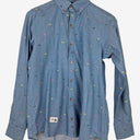 Second-Hand - meks Chambray Unisex branded Shirt Size 10 - SwapUp