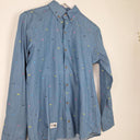 Second-Hand - meks Chambray Unisex branded Shirt Size 10 - SwapUp