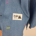 Second-Hand - meks Chambray Unisex branded Shirt Size 10 - SwapUp
