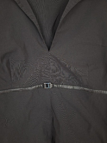 Second-Hand - Cue Tailored Open Collar Belt Top Size 14 - SwapUp