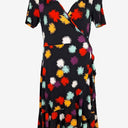 Second-Hand - Leona Edmiston Chic Summer Time Wrap Midi Dress Size 12 - SwapUp