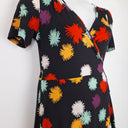 Second-Hand - Leona Edmiston Chic Summer Time Wrap Midi Dress Size 12 - SwapUp