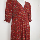 Second-Hand - Leona Edmiston Maroon Star Light Sophisticated Dress Size 12 - SwapUp