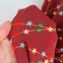 Second-Hand - Leona Edmiston Maroon Star Light Sophisticated Dress Size 12 - SwapUp