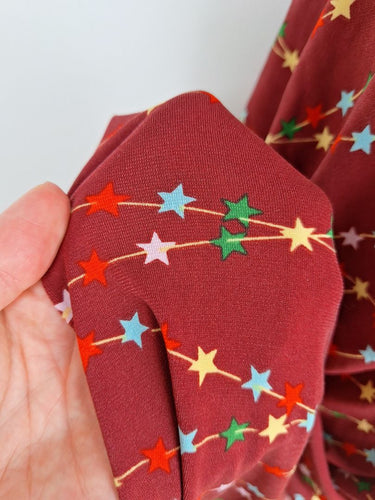 Second-Hand - Leona Edmiston Maroon Star Light Sophisticated Dress Size 12 - SwapUp